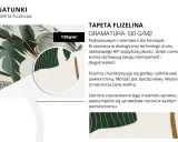 Tapeta flizelinowa z motywem liści monstery, gramatura 130g/m². To jeden z rodzajów tapet, idealny do każdego pomieszczenia.